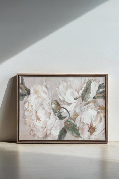 Timeless Peonies, Oeuvre sur toile étirée