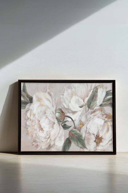 Timeless Peonies, Oeuvre sur toile étirée