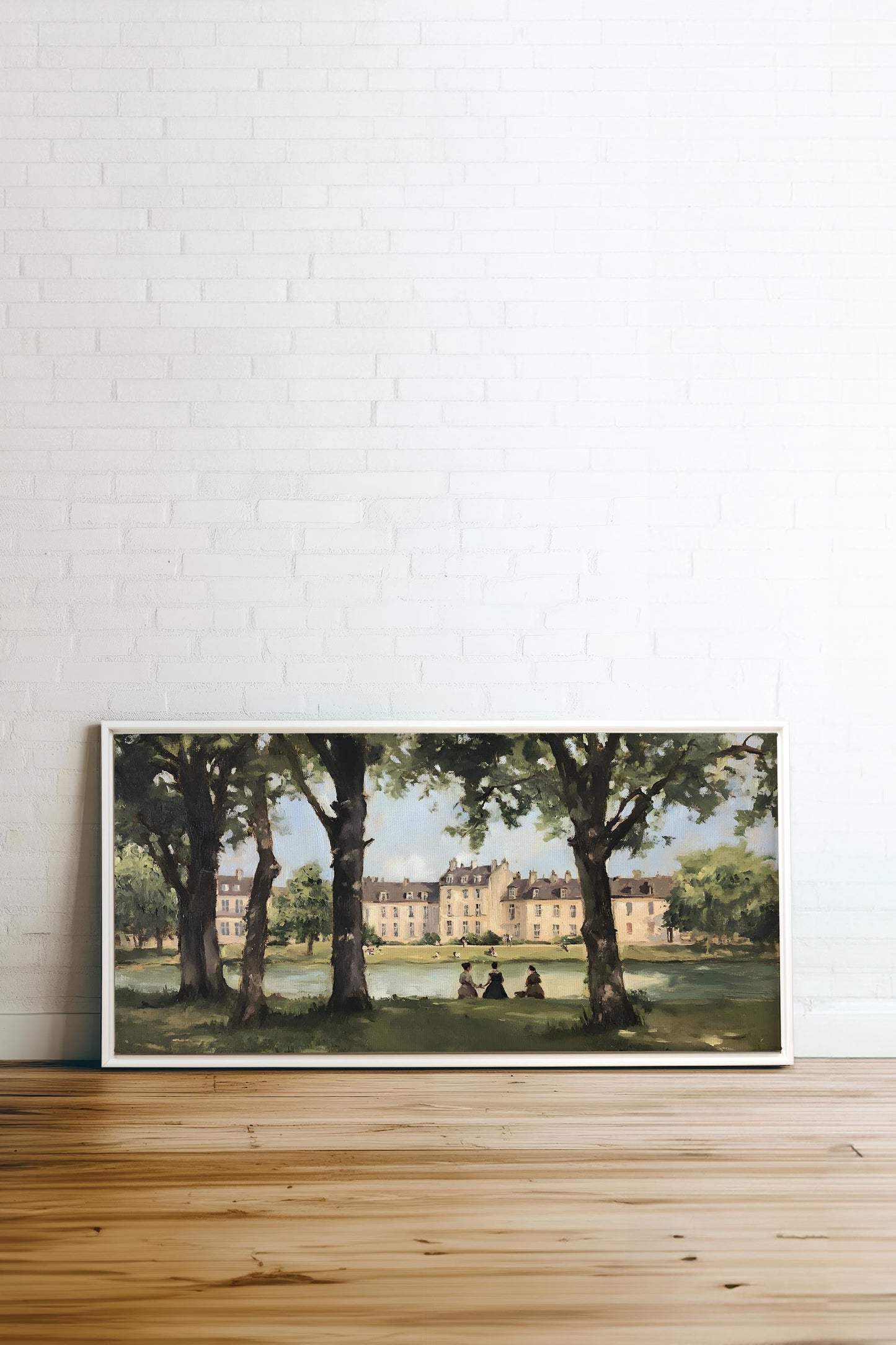 SUMMER AT THE ESTATE, Oeuvre sur toile étirée