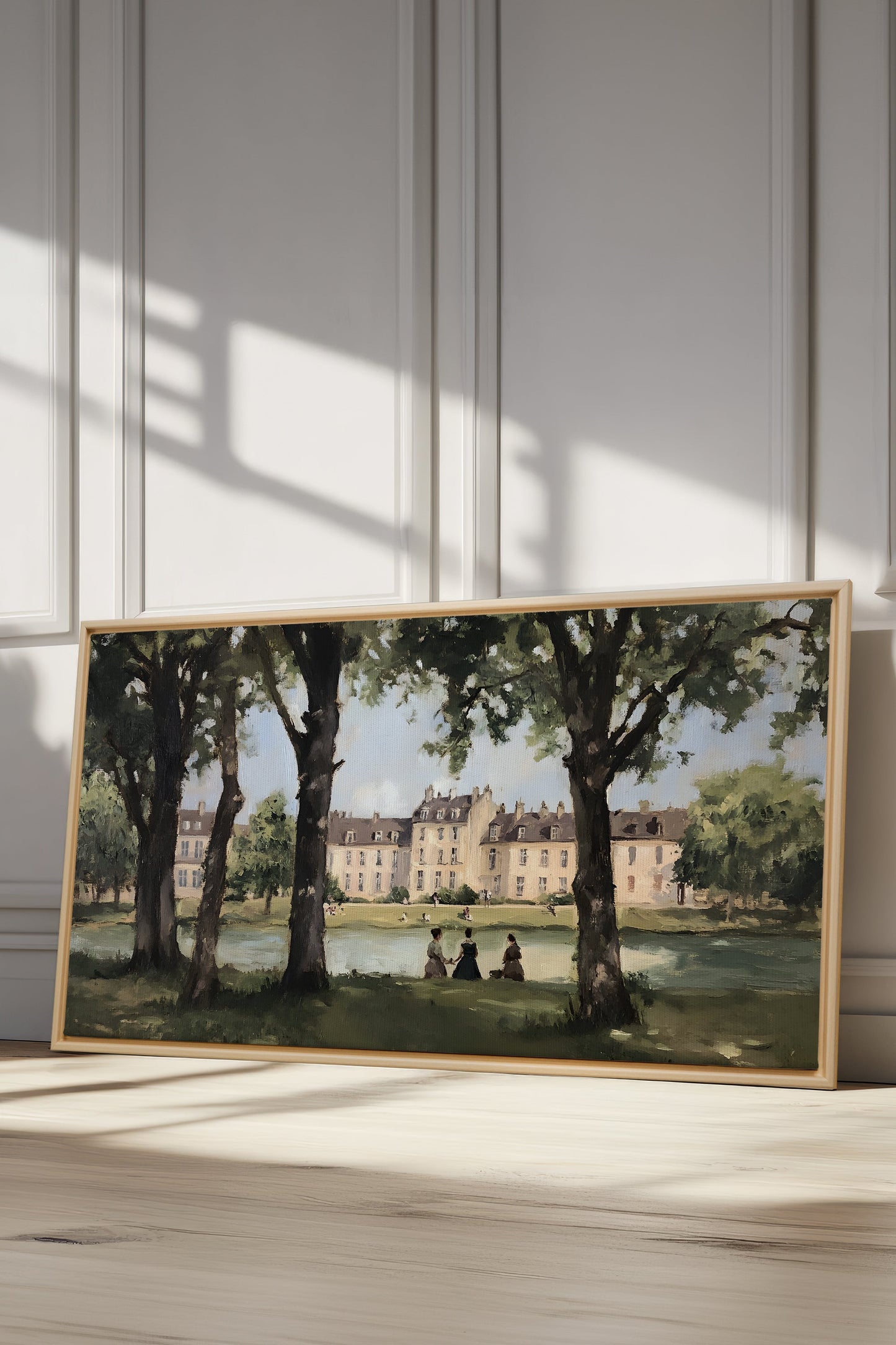 SUMMER AT THE ESTATE, Oeuvre sur toile étirée