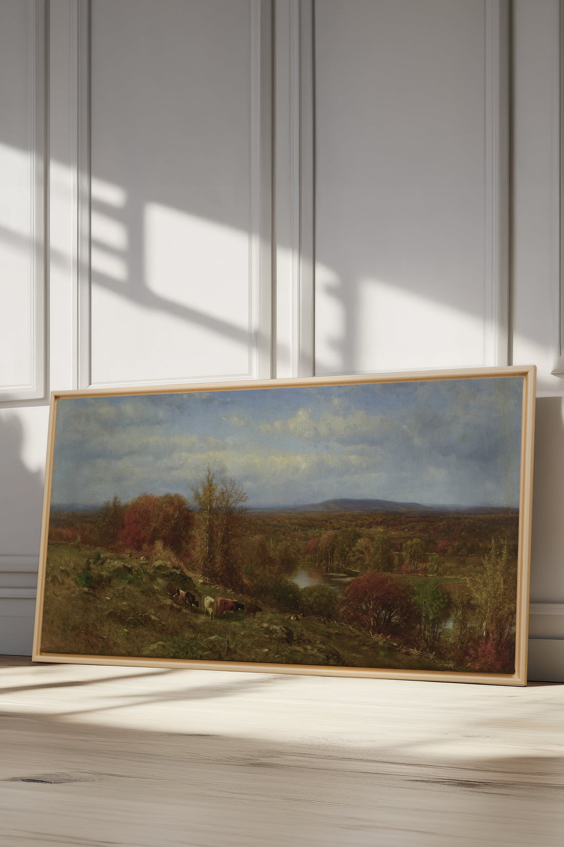 COUNTRYGLOW GLOW, Artwork on stretched canvas, framed Natural Light