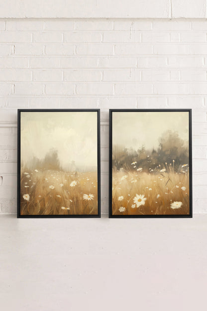 DAISY BREEZE COMBINATION (2 Works on stretched canvas)