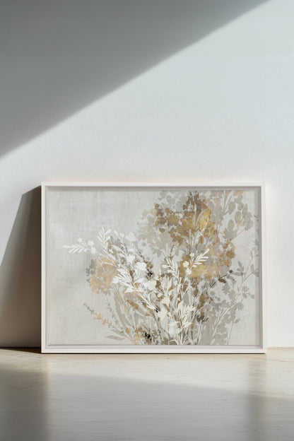 Prairie Dorée, Oeuvre sur toile étirée
