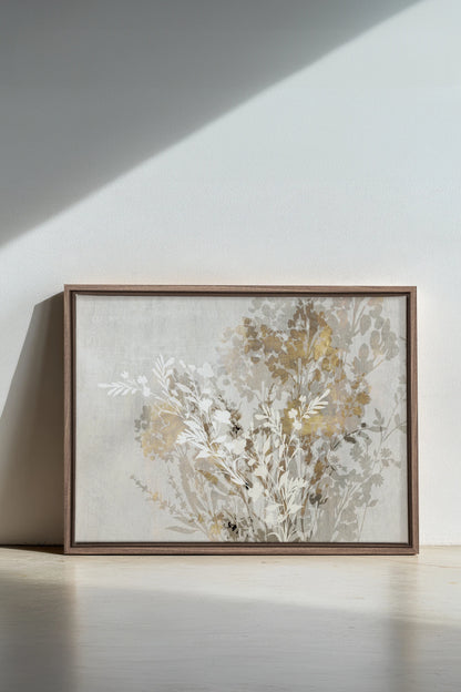 Prairie Dorée, Oeuvre sur toile étirée