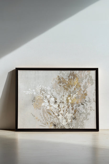 Prairie Dorée, Oeuvre sur toile étirée