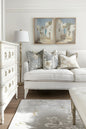 VINTAGE COMBINATION GREEK VILLAS (2 Works on stretched canvas)