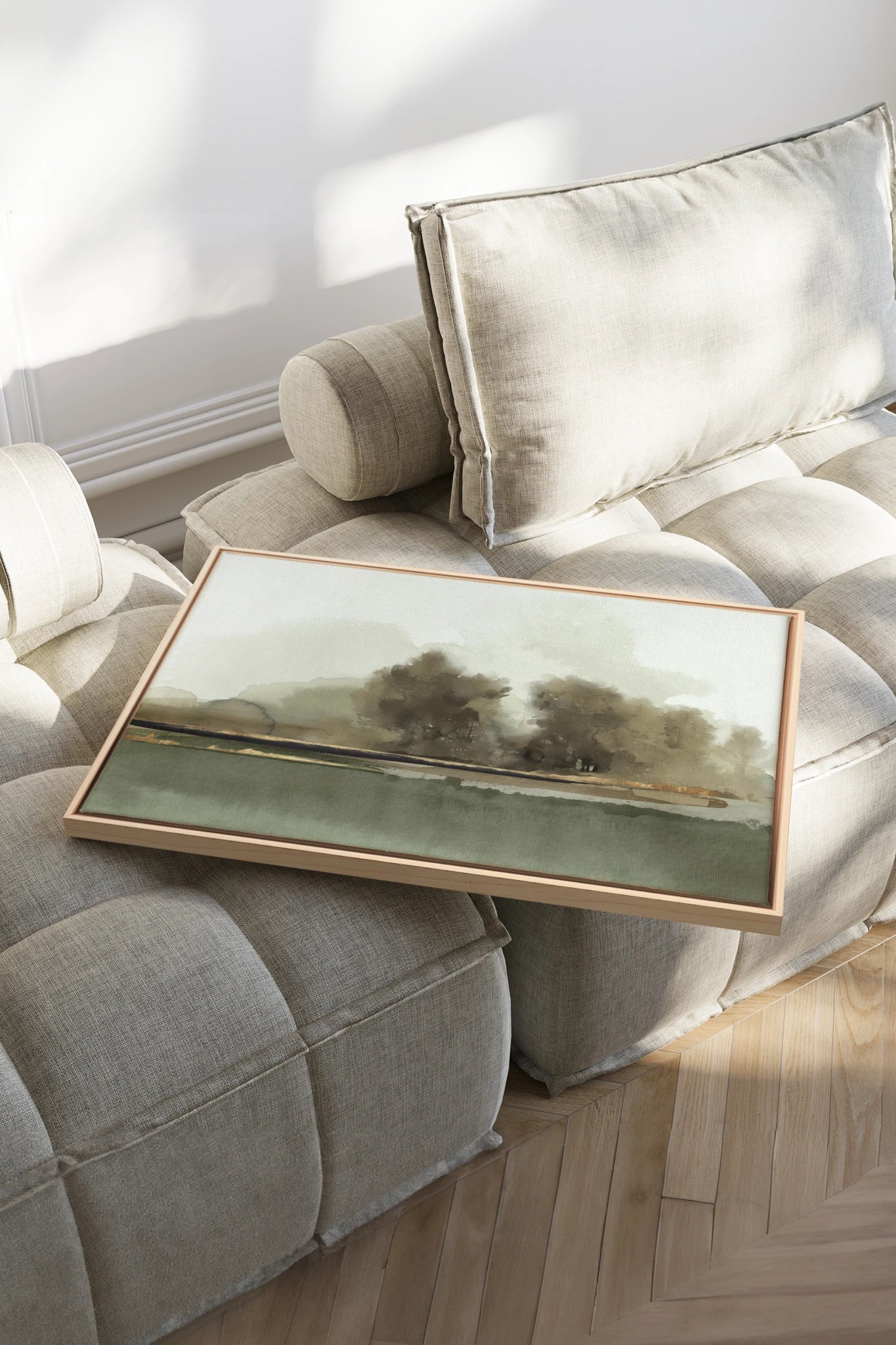 Calm Landscape, Oeuvre sur toile étirée