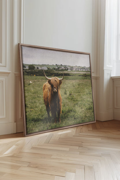 RUSTIC LEGEND, Oeuvre sur toile étirée, encadré Brun Chêne