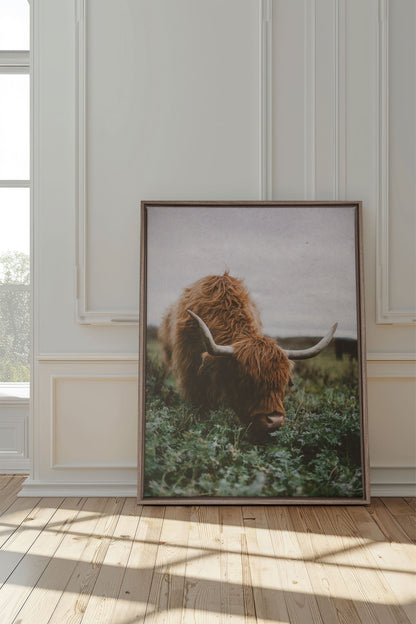 ROOTED SPIRIT, Oeuvre sur toile étirée, encadré Brun Chêne