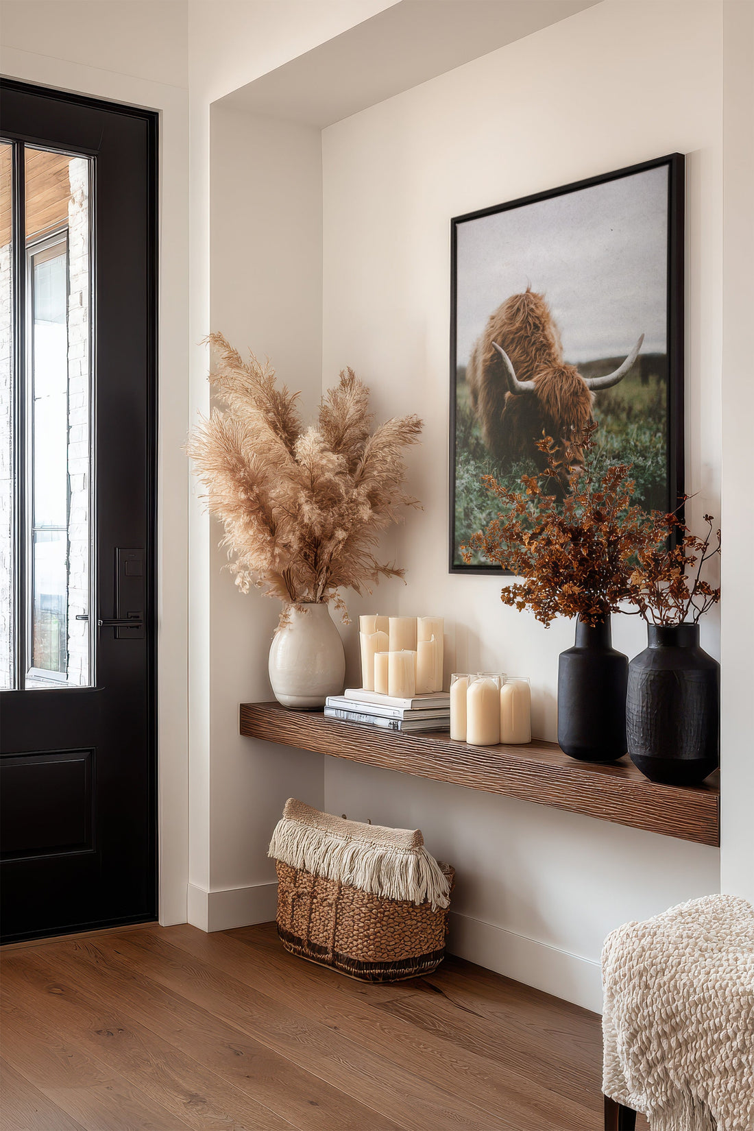 ROOTED SPIRIT, Oeuvre sur toile étirée, encadré Noir