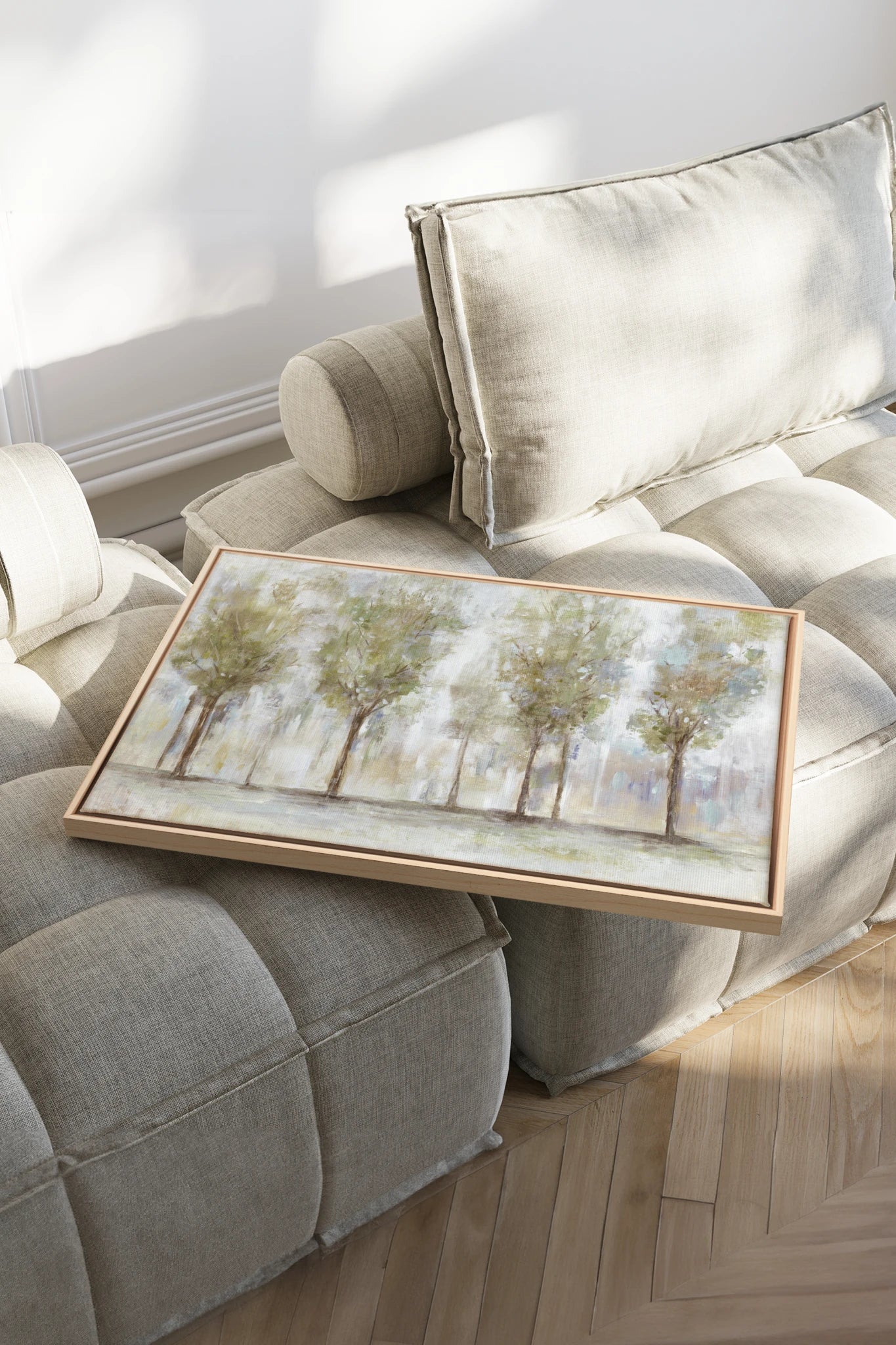 Woodland Rhythm, Oeuvre sur toile étirée