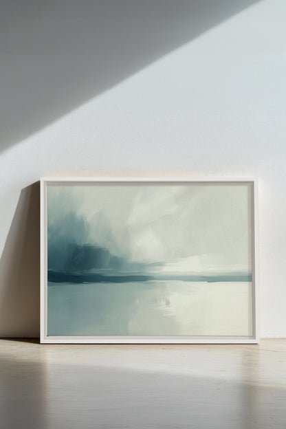 Lueur du Lac, Oeuvre sur toile étirée