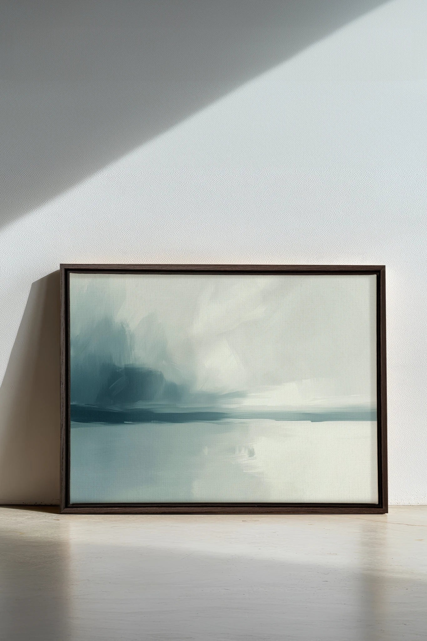 Lueur du Lac, Oeuvre sur toile étirée