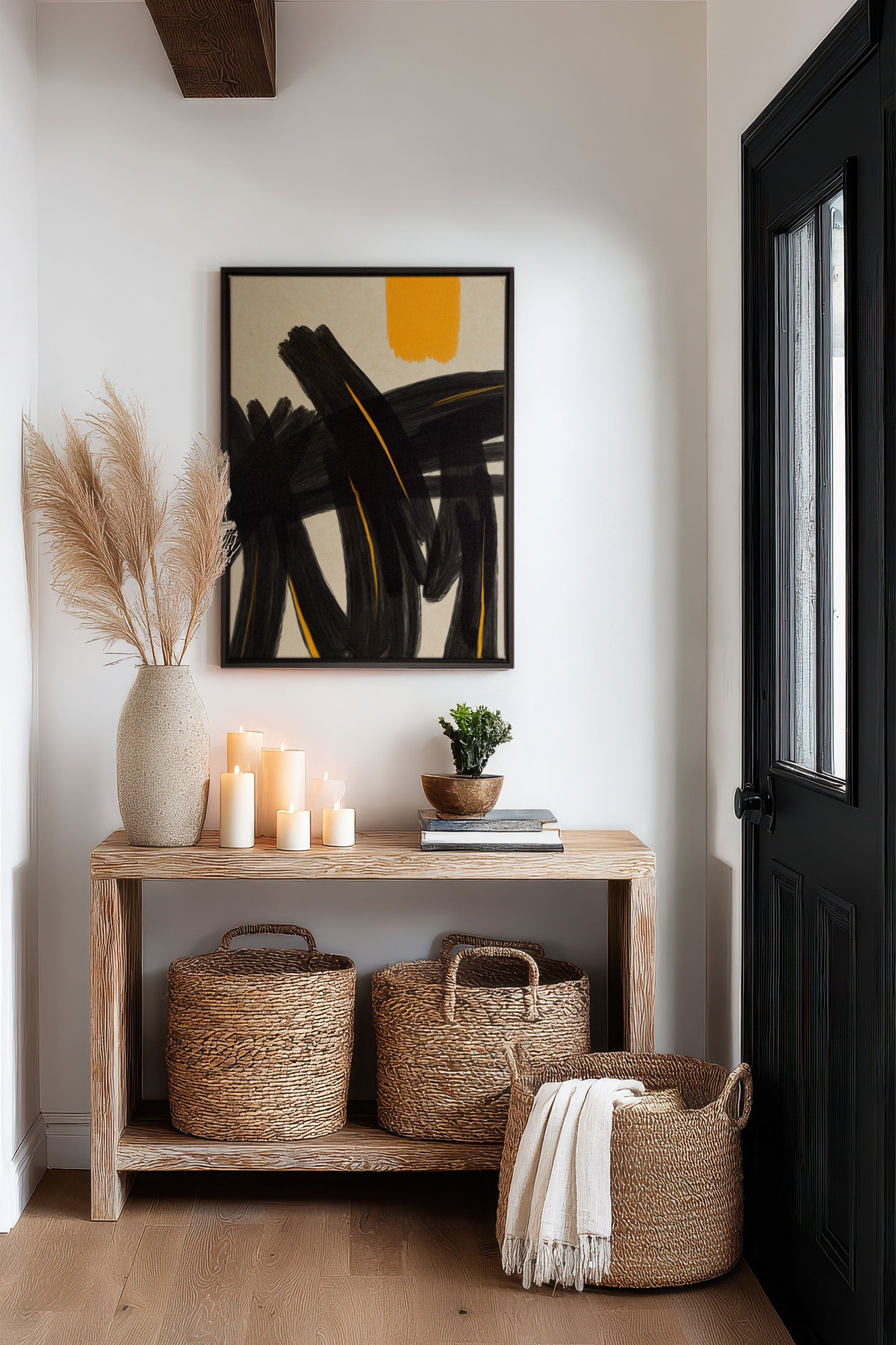 SOLAR MOTION, Oeuvre sur toile étirée, encadré Noir