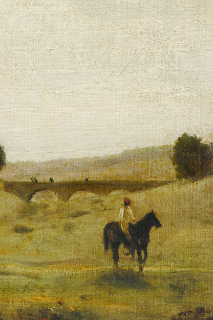 ÉVEIL DES CHAMPS, Oeuvre sur toile rigide, encadré Vintage Bronze