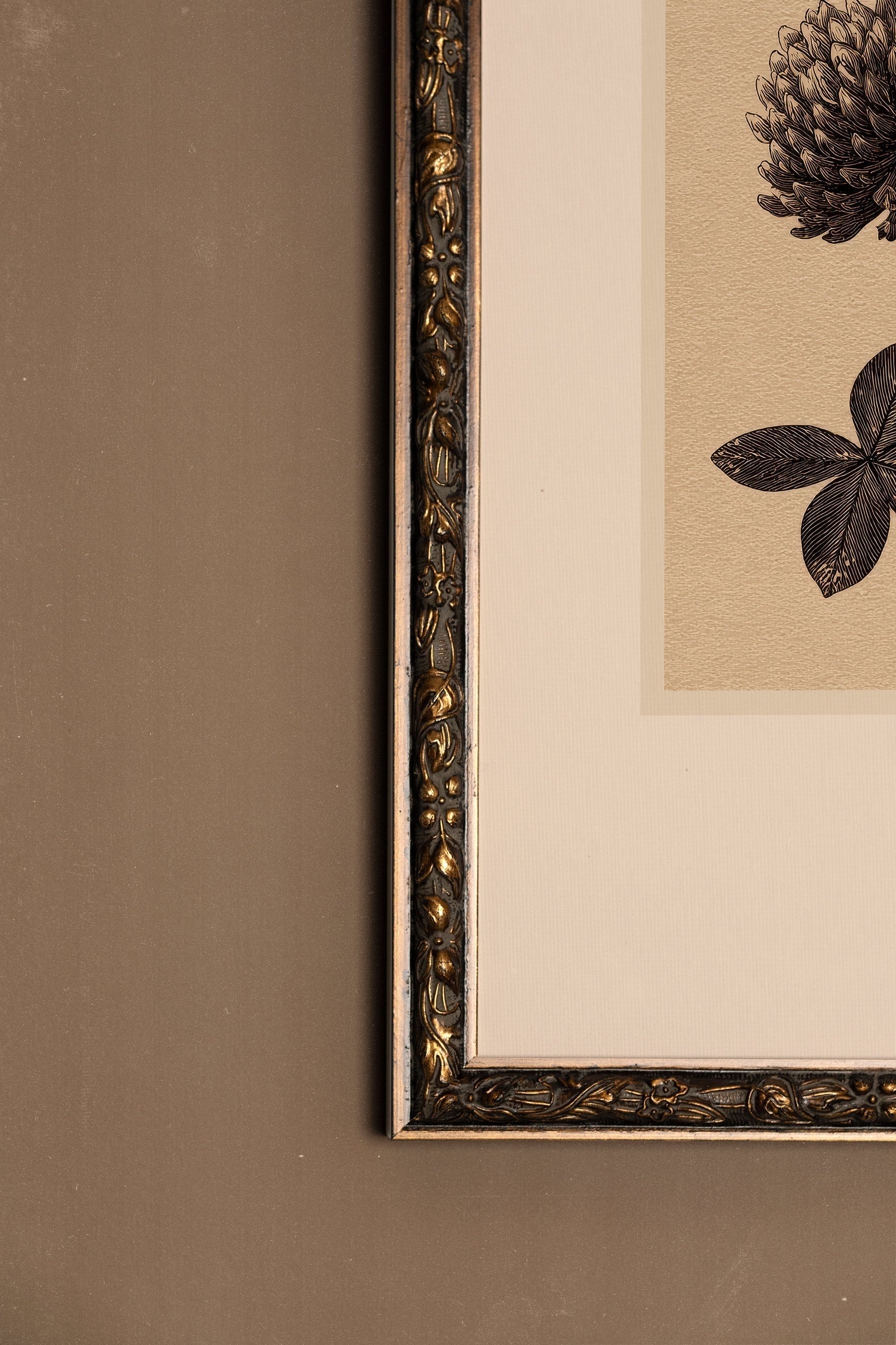 FIELD RELIC, Oeuvre sur toile étirée, encadré Vintage Bronze
