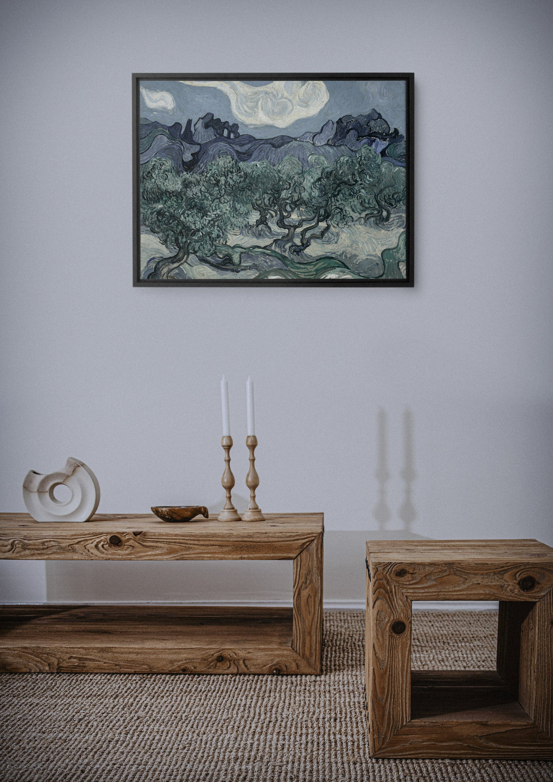 Olive tree II, Oeuvre sur toile étirée