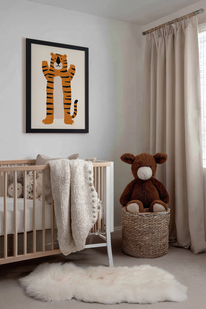 Tigre Câlin, Toile rigide encadrée