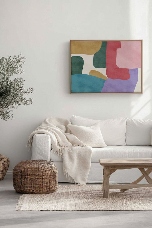 SOFT MOSAIC, Work on stretched canvas