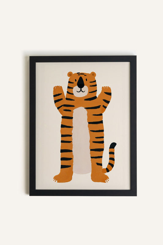 Tigre Câlin, Toile rigide encadrée