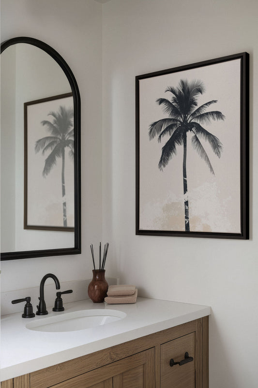 PALM BLISS, Work on stretched canvas