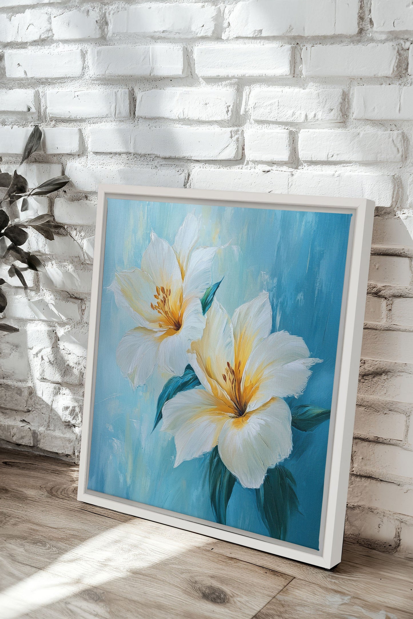 AURORE FLORALE, Work on stretched canvas