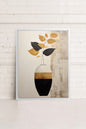 LUXURY LEAVES, Oeuvre sur toile étiré