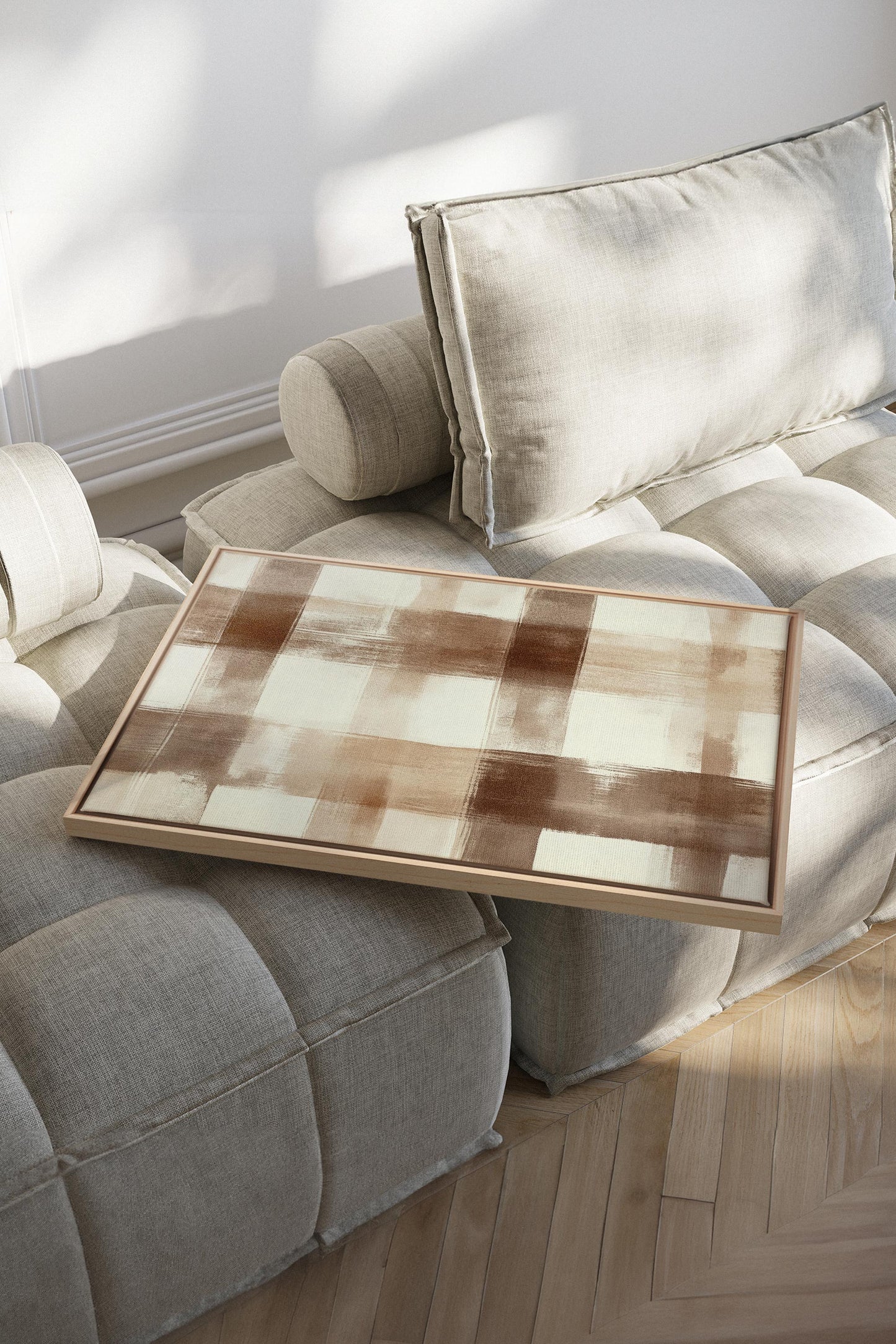 CHIC PLAID, Work on stretched canvas