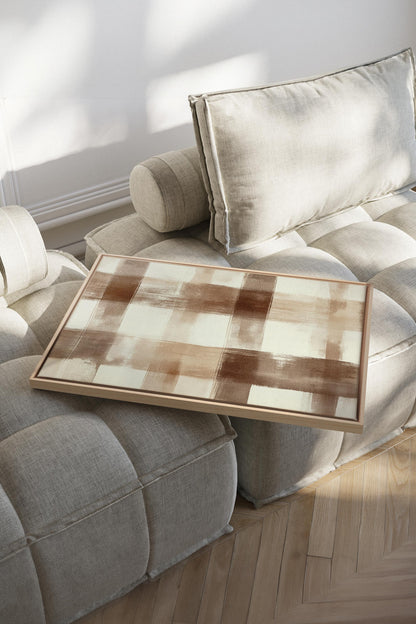 CHIC PLAID, Work on stretched canvas