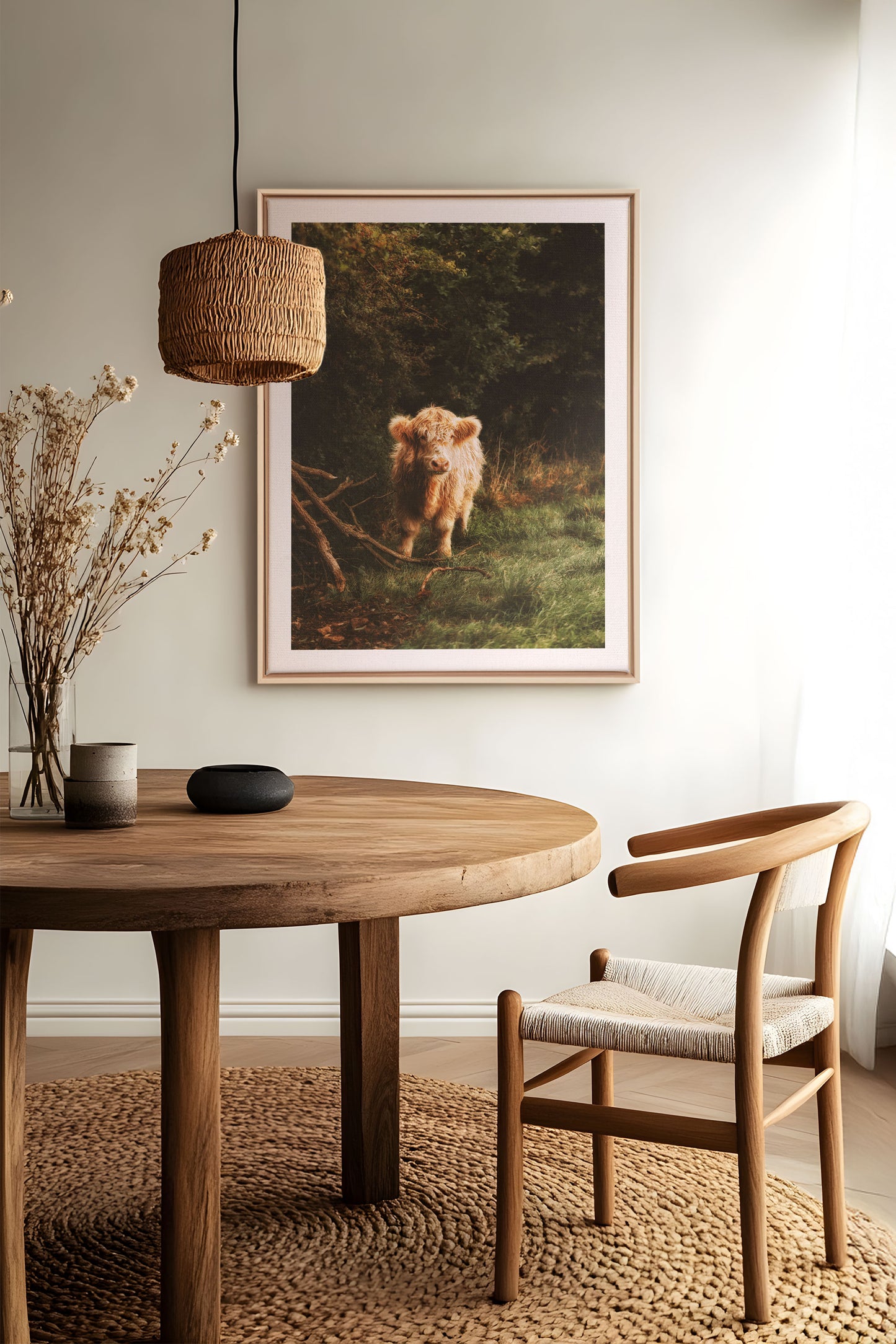 VELOURS DES BOIS, Oeuvre sur toile étiré