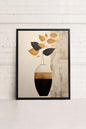 LUXURY LEAVES, Oeuvre sur toile étiré