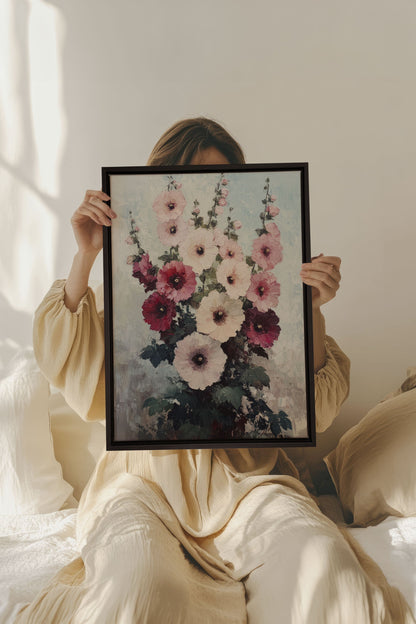 OLEKA CANVAS - ROSEWATER DREAM, Oeuvre sur toile étirée, encadré Noir