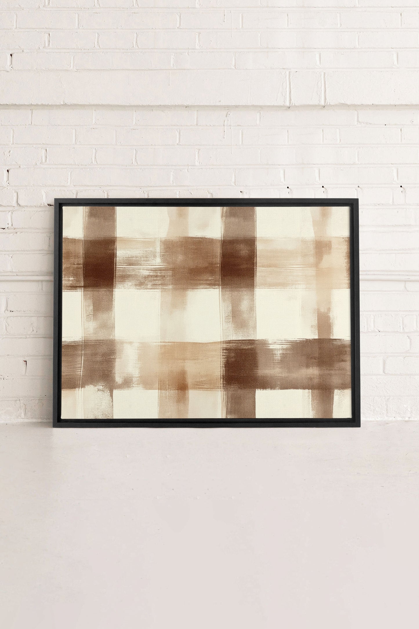 CHIC PLAID, Work on stretched canvas