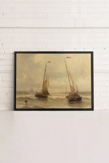VINTAGE SAILING, Work on stretched canvas