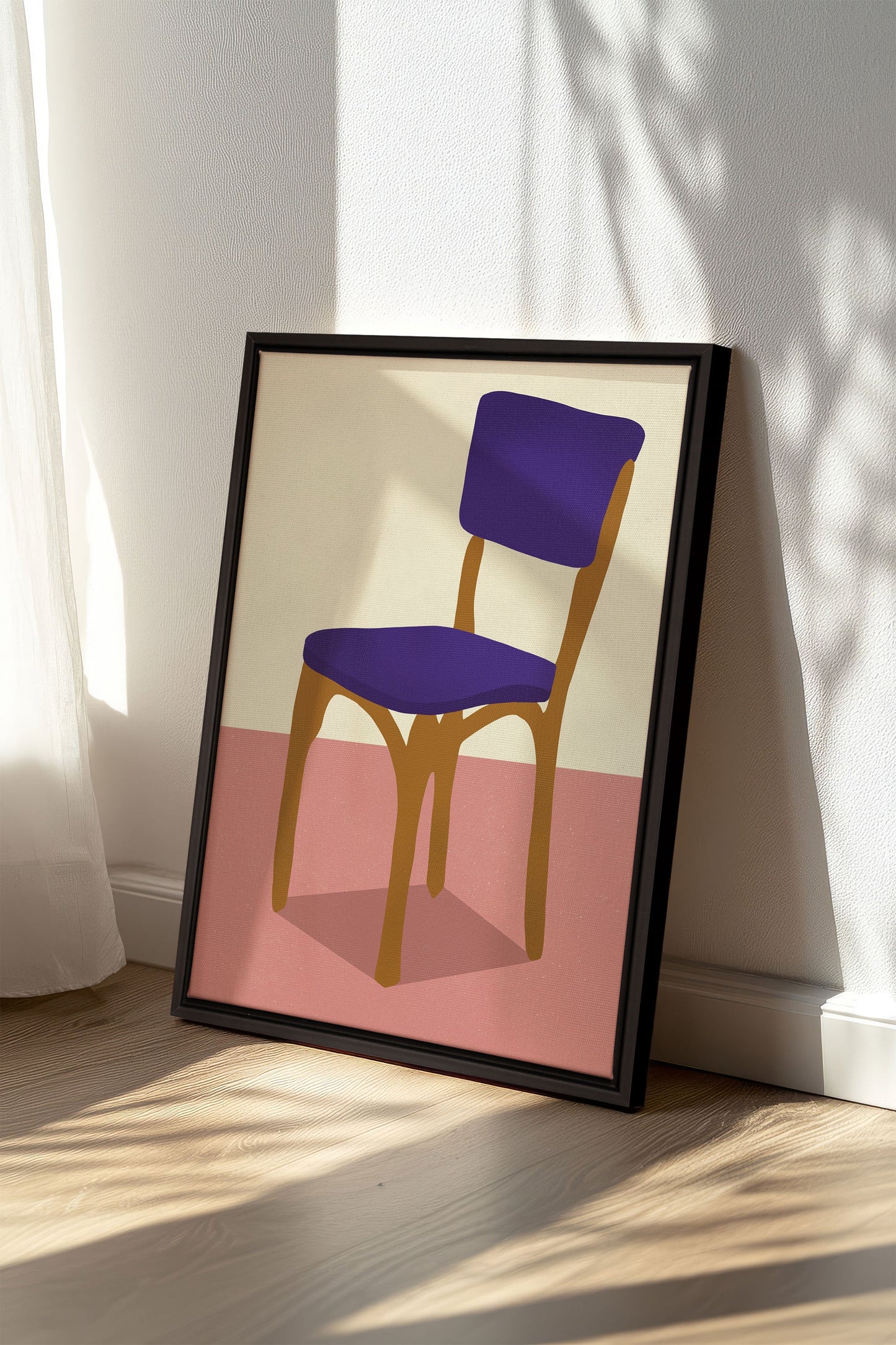 MIDNIGHT CHAIR, Work on stretched canvas