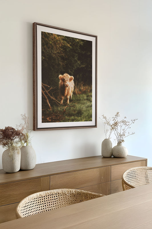 VELOURS DES BOIS, Oeuvre sur toile étiré