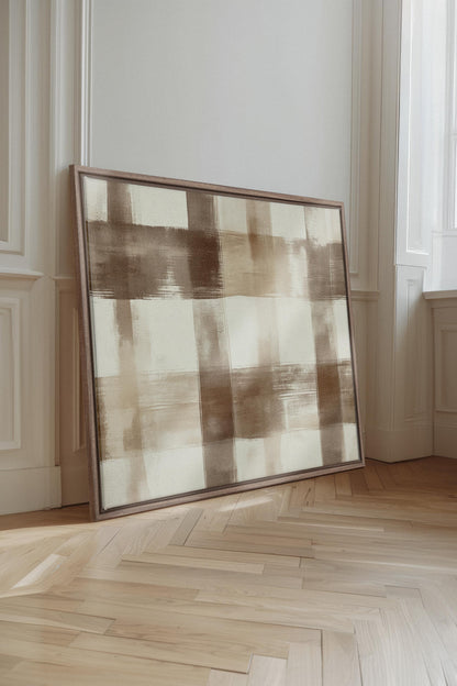 CHIC PLAID, Work on stretched canvas