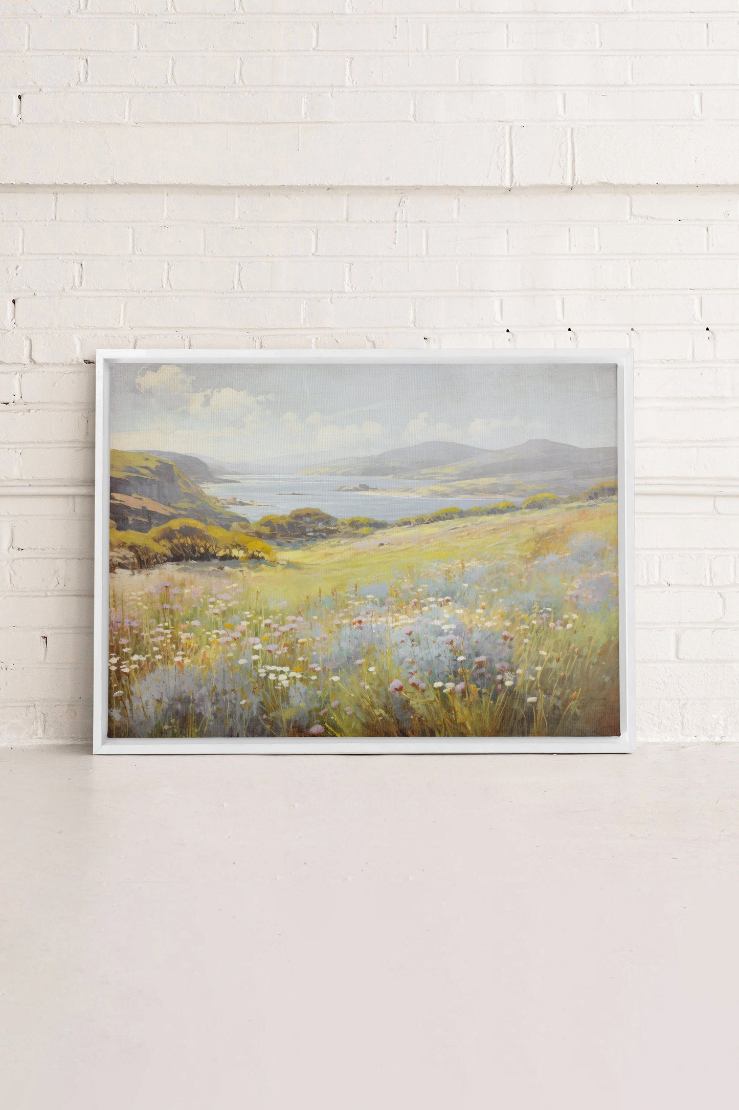Cascade retreat, Work on stretched canvas