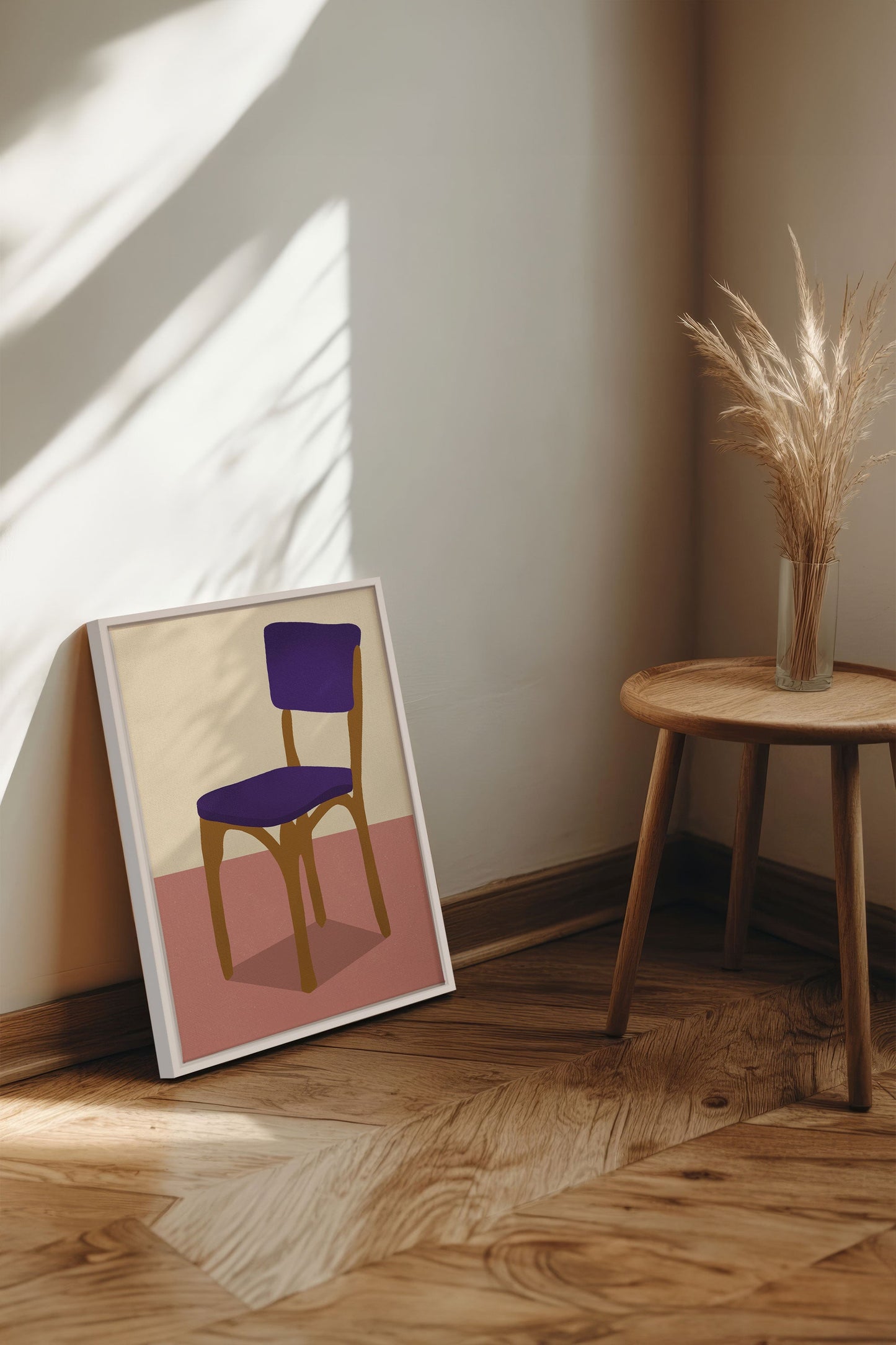 MIDNIGHT CHAIR, Work on stretched canvas