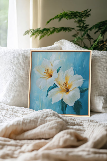 AURORE FLORALE, Work on stretched canvas