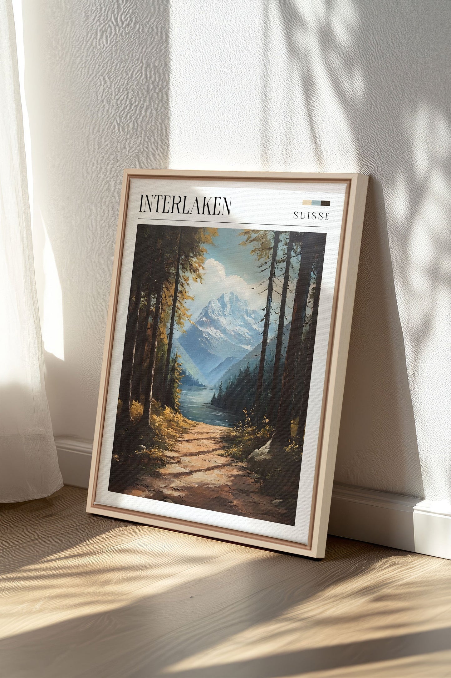 INTERLAKEN, Work on stretched canvas