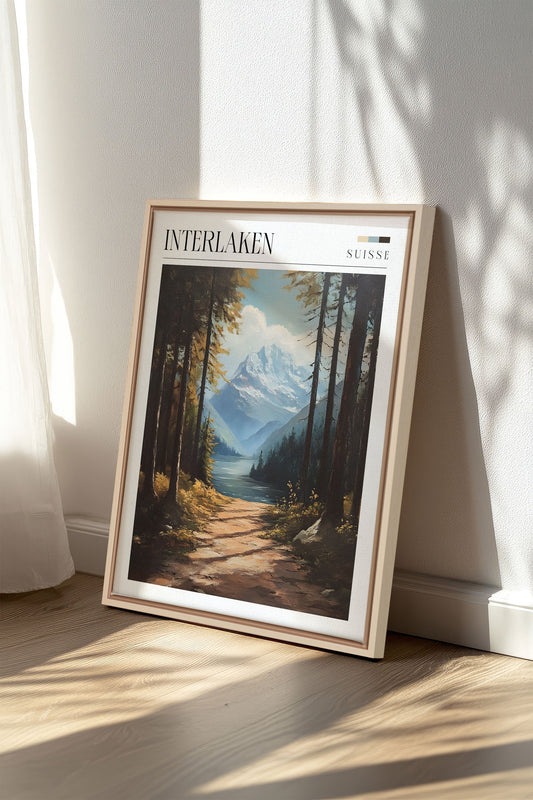 INTERLAKEN, Work on stretched canvas