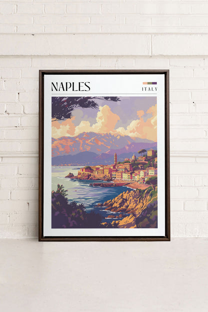 Naples, Work on stretched canvas