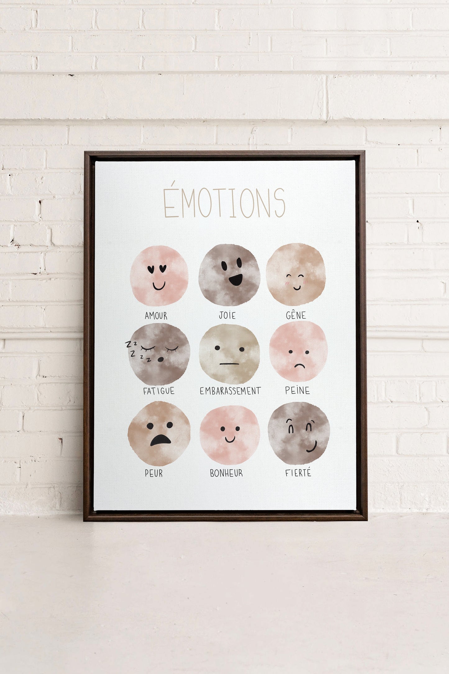 EMOTIONS, Work on stretched canvas