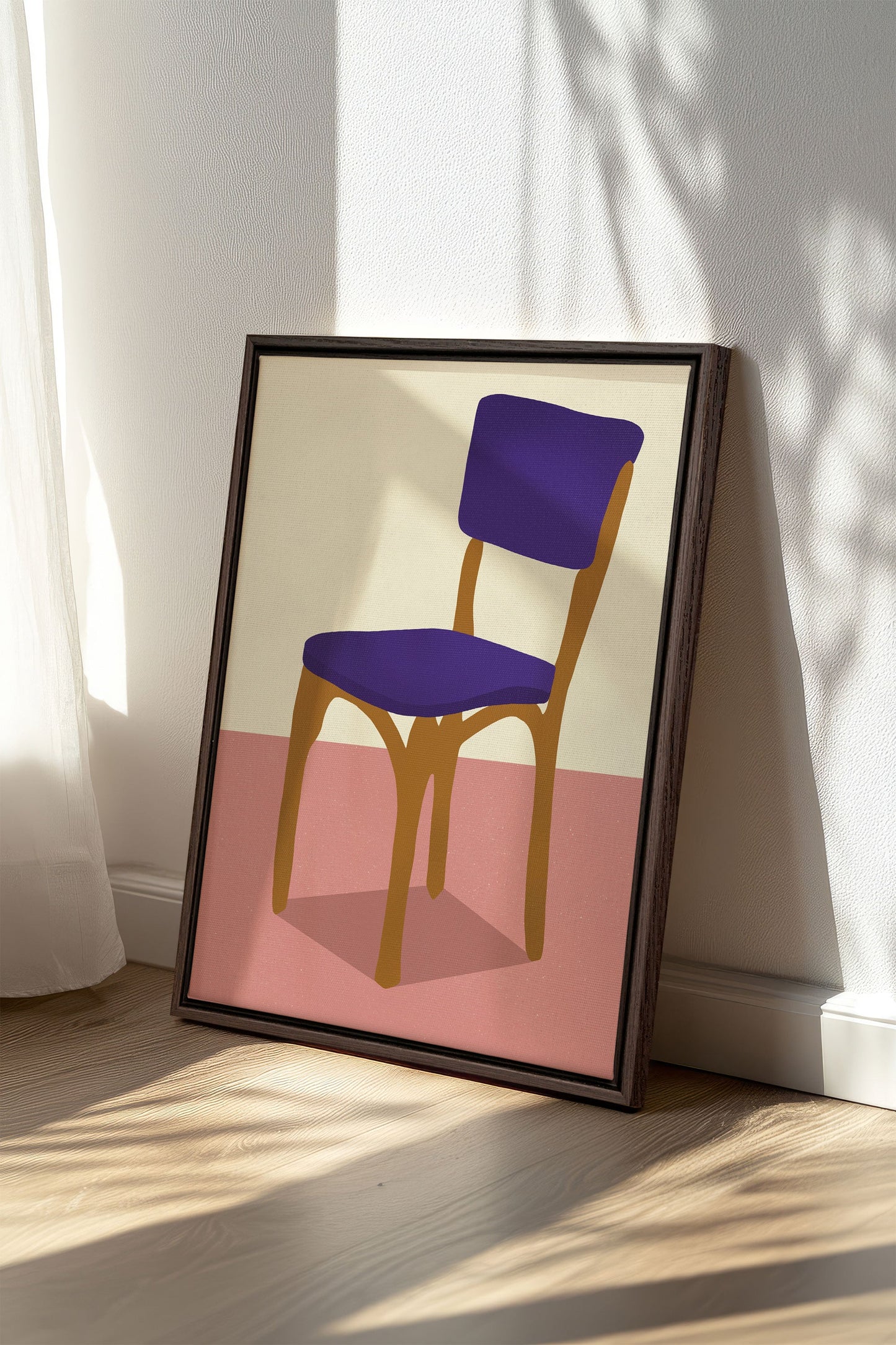 MIDNIGHT CHAIR, Work on stretched canvas