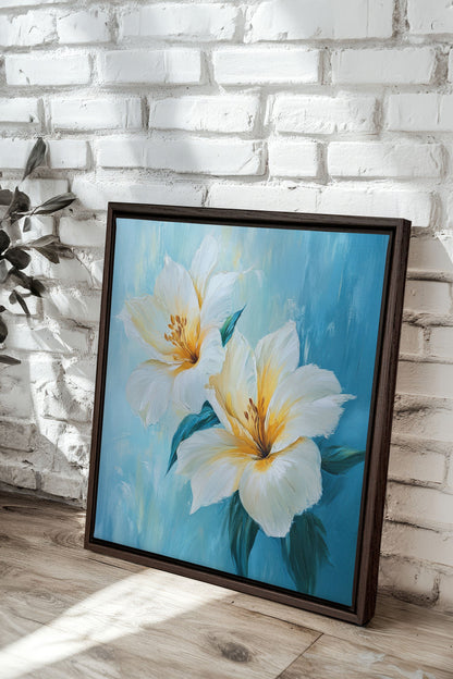 AURORE FLORALE, Work on stretched canvas