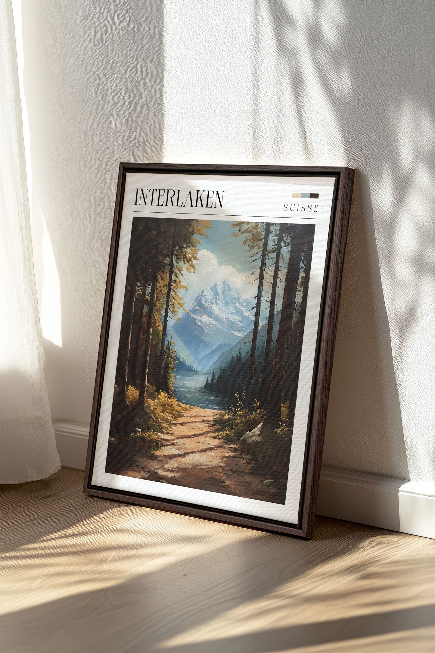 INTERLAKEN, Work on stretched canvas