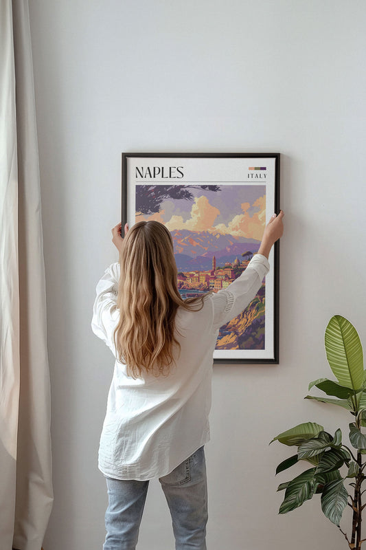 Naples, Work on stretched canvas