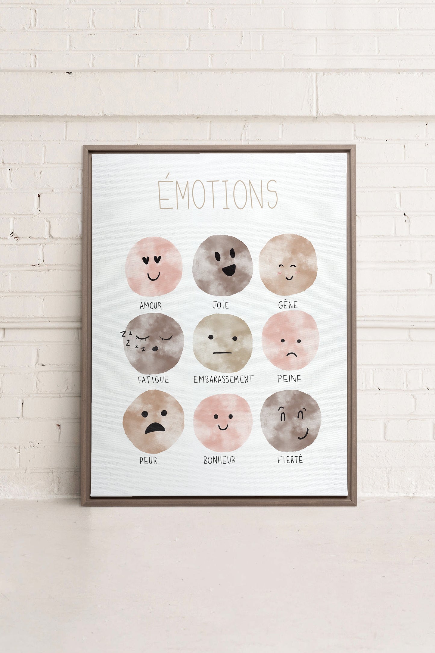 EMOTIONS, Work on stretched canvas