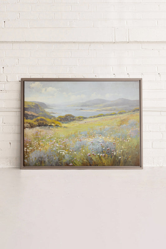 Cascade retreat, Work on stretched canvas
